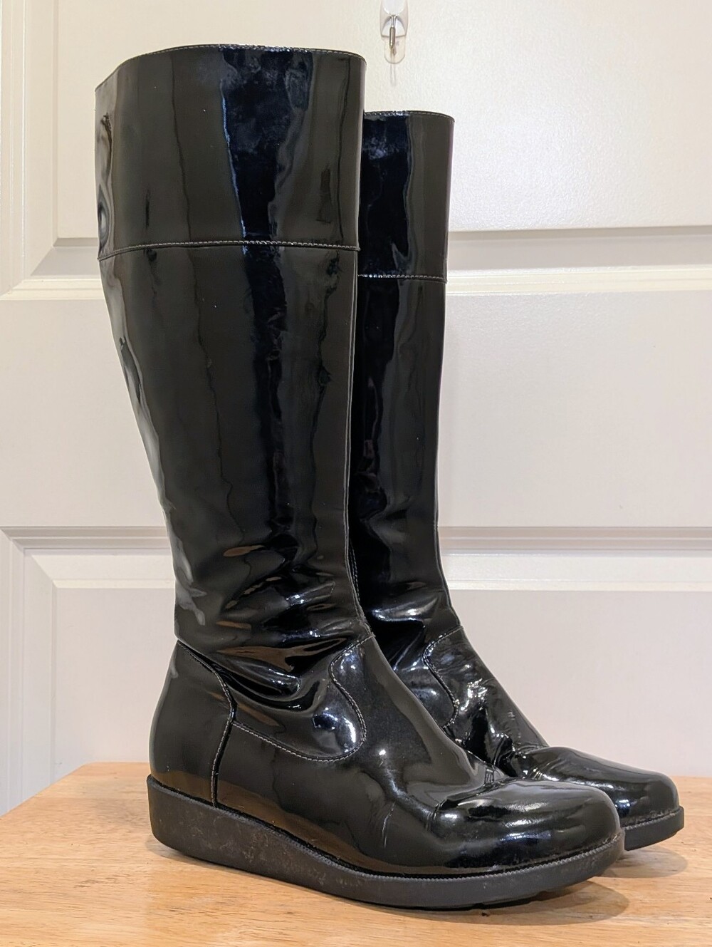 GUC 2011 Cole Haan x Nike Air 8.5B Waterproof Patent Leather Knee High Boots